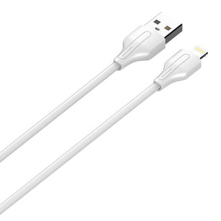 Kabel USB-Lightning LDNIO LS543, 2,1 A, 2 m (bílý)