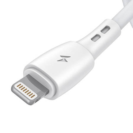 Kabel USB-Lightning VFAN Racing X05, 3A, 1m (bílý)