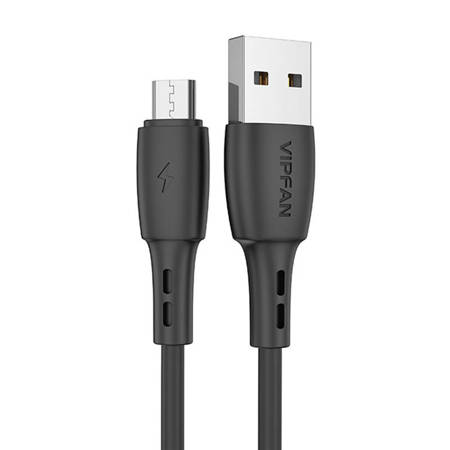 Kabel USB-Micro USB VFAN Racing X05, 3A, 1m (černý)