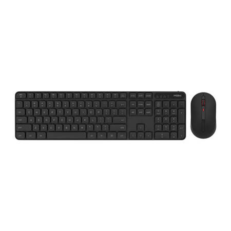 MIIIW Wireless Keyboard and Mouse Combo Set (Black)