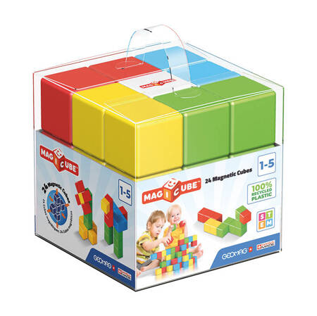 Magicube Color Recycled Crystal magnetické bloky 24 prvků GEOMAG GEO-056