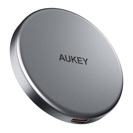 Magnetická bezdrátová nabíječka MagFusion Aukey LC-MC10, 15W Qi2 (černá)