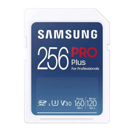 Memory Card Samsung SD PRO Plus MB-SD256SB/WW 256GB + reader