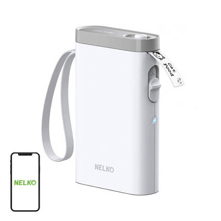 Nelko P21 thermal label printer (white)