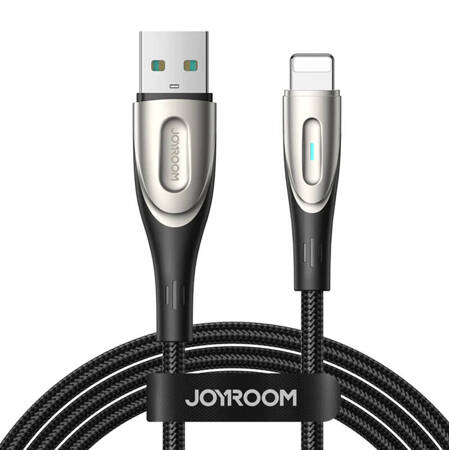 Rychlonabíjecí kabel Joyroom USB-A na Lightning Star-Light Series 3A 1,2 m (černý)