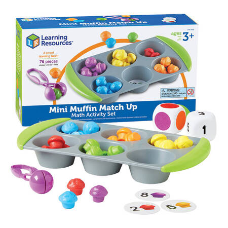 Sada matematických aktivit Mini Muffin Match Up Learning Resources LER 5556