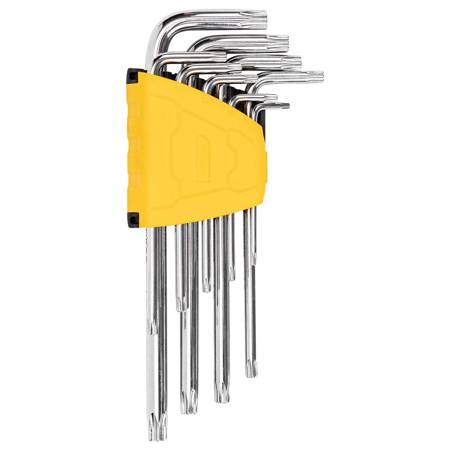 Sada šestihranných imbusových klíčů Torx 1,5-10 mm Deli Tools EDL3091 (stříbrná)