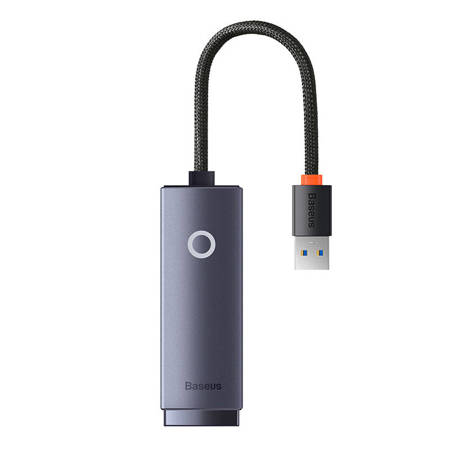 Síťový adaptér Baseus Lite Series USB na RJ45, 1000 Mb/s (šedý)