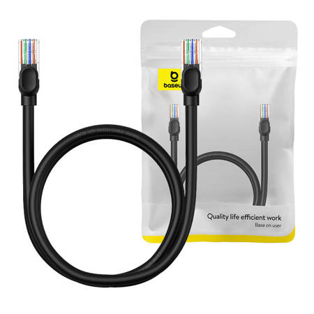 Síťový kabel Baseus Ethernet CAT5, 1 m (černý)