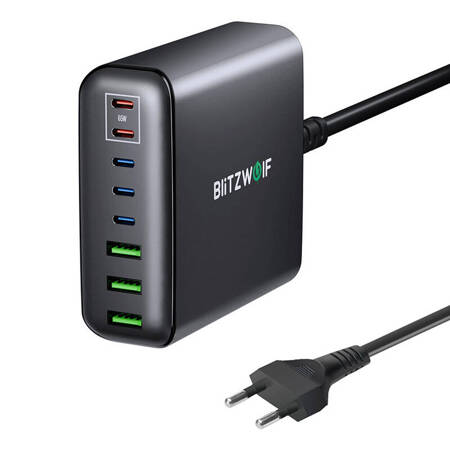 Wall charger Blitzwolf BW-S26 250W (black)